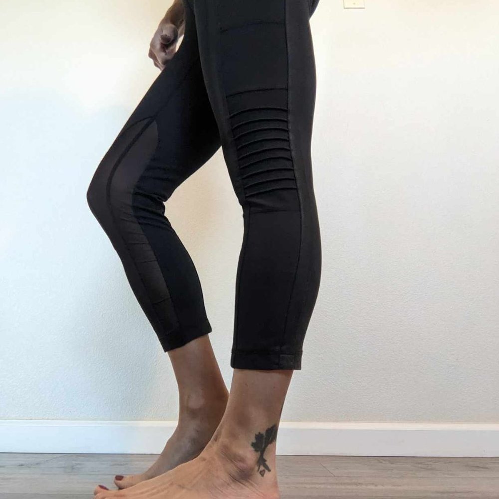 2 pairs black sports lux leggings (S)